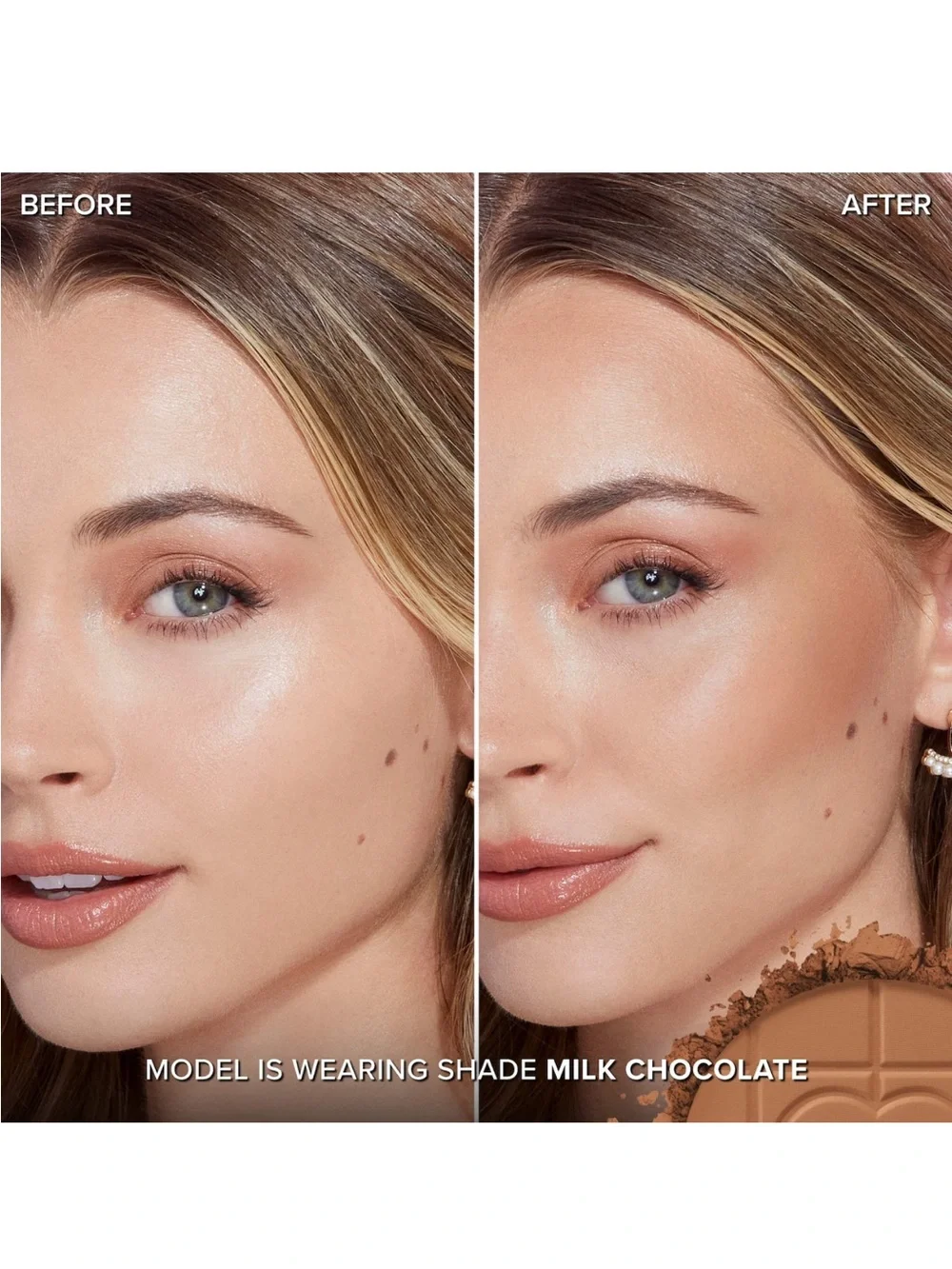 Too Faced Powder Matte Bronzer — Milk Chocolate